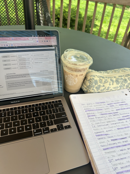 Students intensify their focus as AP test season approaches, taking time out of their busy schedules to balance preparation and relaxation.